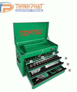 Hộp Đồ Nghề 6 Ngăn 120 Chi Tiết TOPTUL GCBZ120A