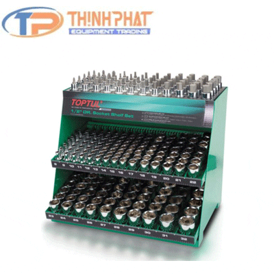Kệ Đựng Tuýp Vặn Ốc 1/2" 182 Chi Tiết TOPTUL GAAY0001