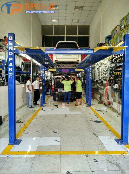 Cầu Nâng Giữ Xe Trong Nhà Cho xe Du Lịch HD-9XW - Ảnh 4