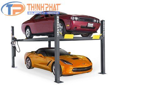 cầu nâng 4 trụ giữ xe