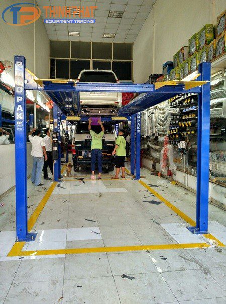 Cầu Nâng Giữ Xe Trong Nhà Cho xe Du Lịch HD-9XW - Ảnh 3