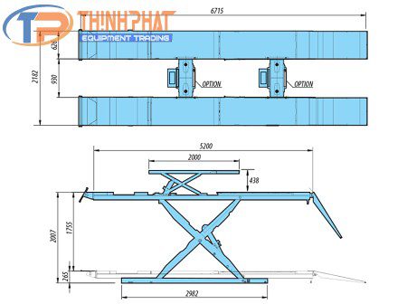 Cầu Nâng Cắt Kéo Mẹ Bồng Con HL-52N - Ảnh 4
