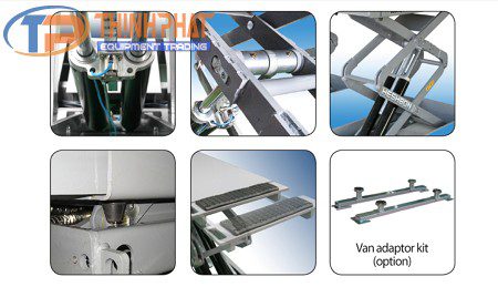 Cầu Nâng Cắt Kéo Nâng Gầm HL-35F - Ảnh 5