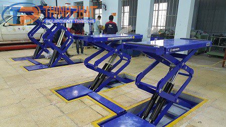 Cầu Nâng Cắt Kéo Nâng Gầm HL-35F - Ảnh 2