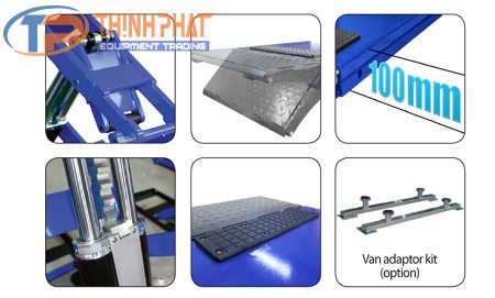 Cầu Nâng Cắt Kéo Nâng Gầm Nổi Mỏng HL-35S - Ảnh 3