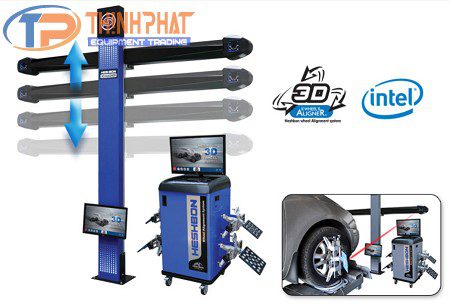 Thiết bị kiểm tra góc đặt bánh xe 3D