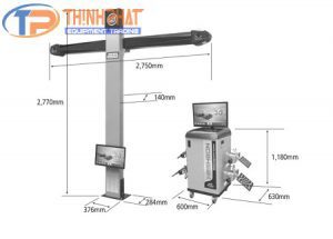 Thiết bị kiểm tra góc đặt bánh xe 3D
