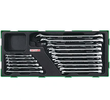 Bộ Cờ Lê Vòng Miệng 16 Chi Tiết TOPTUL GAAT1605 - Ảnh 2