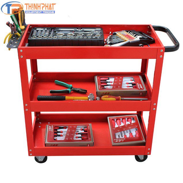 xe dụng cụ 3 ngăn giá rẻ