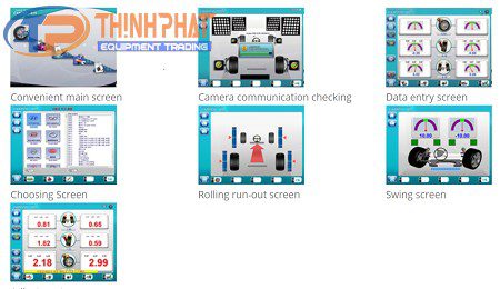 Thiết bị kiểm tra góc đặt bánh xe 3D Carper 825 - Ảnh 3