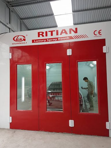 Một số hình ảnh thực tế lắp đặt phòng sơn ritian