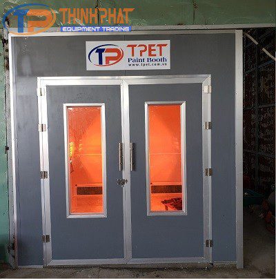 Phòng sơn xe máy và chi tiết TPET