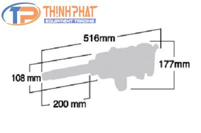 Súng vặn bu lông dài 1" Shinano SI-1876 - Ảnh 3