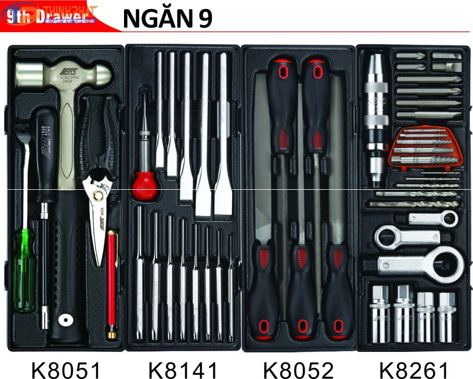 Thùng đồ và dụng cụ 578 chi tiết JTC-3931+5639+578 - Ảnh 10