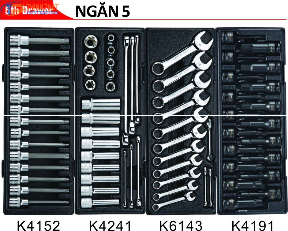 Thùng đồ và dụng cụ 578 chi tiết JTC-3931+5639+578 - Ảnh 6