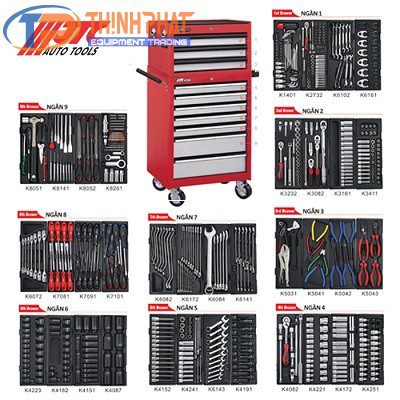 Thùng đồ và dụng cụ 578 chi tiết JTC-3931+5639+578