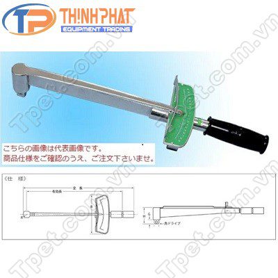 Cần siết lực dạng chia vạch 1/2" 90Nm N90FK