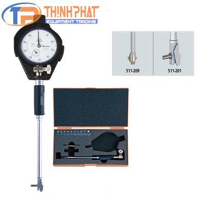 Bộ đồng hồ đo lỗ Mitutoyo 511-211 6-10mm x 0.01mm