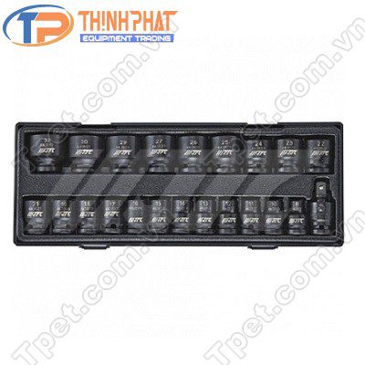 Bộ tuýp đen ngắn 6 cạnh 1/2“ 8-32mm JTC K4223