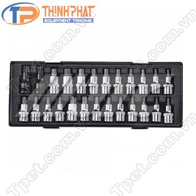 Bộ đầu tuýp lục giác 1/2" 25 chi tiết JTC K4251