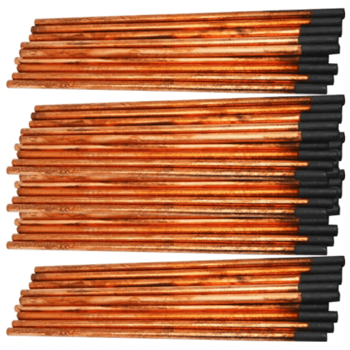 Đầu điện cực than 10x150mm ( Thanh hàn carbon )