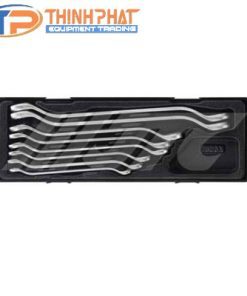Bộ cờ lê 2 đầu vòng nghiêng 45 độ 08 chi tiết JTC-K6082
