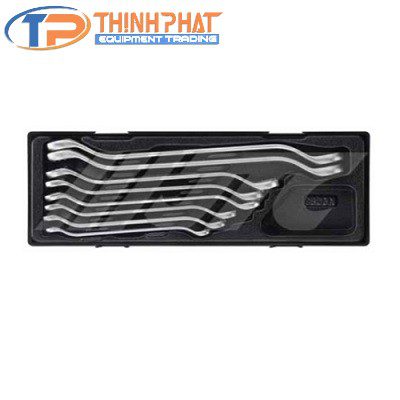 Bộ cờ lê 2 đầu vòng nghiêng 45 độ 08 chi tiết JTC-K6082
