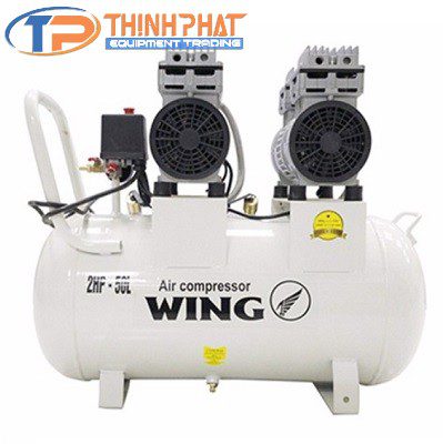 Máy nén khí không dầu giảm âm Wing TW-OF550X2-50L