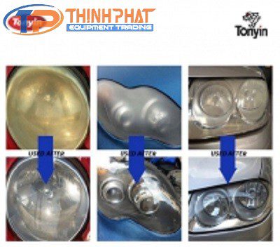 Bộ dụng cụ và hóa chất phục hồi đèn Tonyin - Ảnh 2