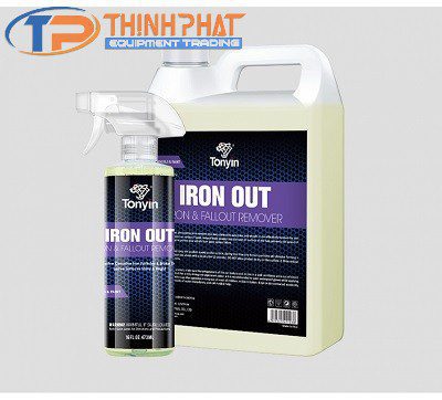 Dung dịch tẩy rửa bụi sắt, oxít sắt Tonyin 4 lít - Ảnh 2