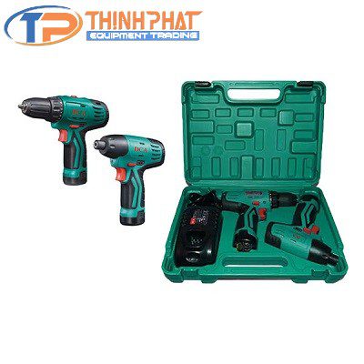 BỘ COMBO MÁY KHOAN VÀ SIẾT VÍT DÙNG PIN ADKIT01EK