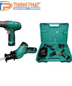 BỘ COMBO MÁY KHOAN VÀ MÁY CƯA KIẾM DÙNG PIN ADKIT02
