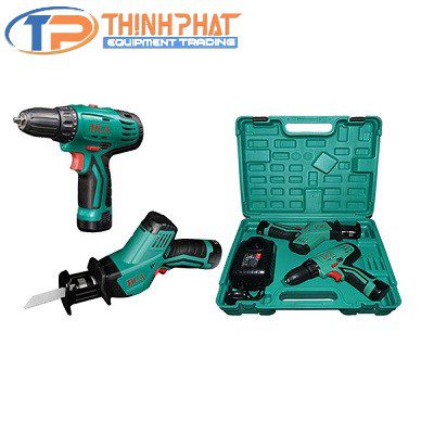 BỘ COMBO MÁY KHOAN VÀ MÁY CƯA KIẾM DÙNG PIN ADKIT02