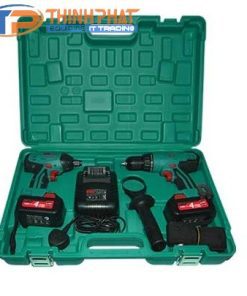 BỘ COMBO MÁY KHOAN BÊ TÔNG & MÁY SIẾT BULOONG DÙNG PIN ADKIT05E