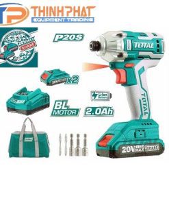 MÁY SIẾT VÍT DÙNG PIN 20V TOTAL TIRLI2002