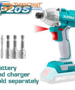 MÁY SIẾT VÍT DÙNG PIN 20V TOTAL TIRLI20030