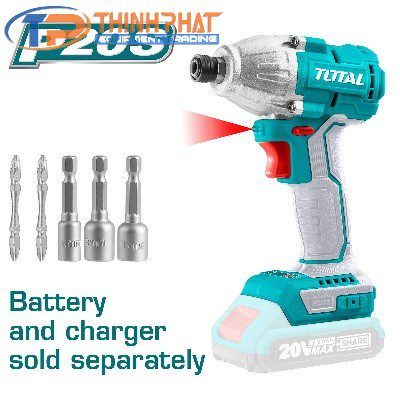 MÁY SIẾT VÍT DÙNG PIN 20V TOTAL TIRLI20030