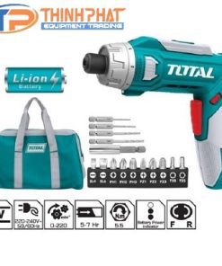 MÁY SIẾT VÍT DÙNG PIN 8V TOTAL TSDLI0801