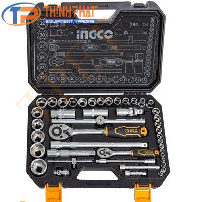 Bộ tuýp 44 chi tiết 1/2 inch và 1/4 inch INGCO HKTS42441