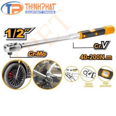 Cần siết lực 40-200N.m 1/2" INGCO HPTW200N1