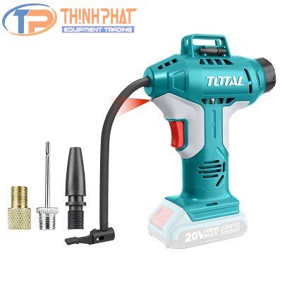 Máy bơm hơi cầm tay tự động pin Lithium 20V Total TACLI2001