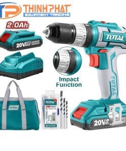 Máy khoan búa dùng pin 20v total TIDLI2002