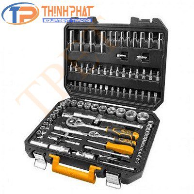 Bộ 94 đầu tuýp (1/4 inch + 1/2 inch) Ingco HKTS42941