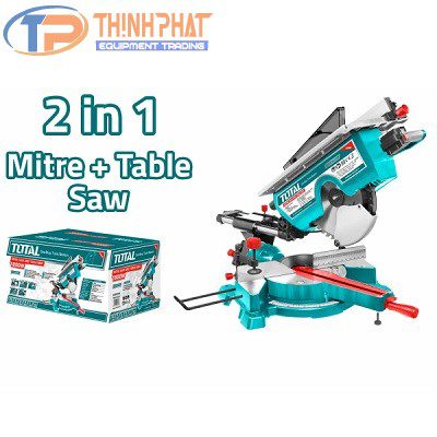 Máy cắt nhôm kết hợp cưa bàn 1800W Total TMS43183051