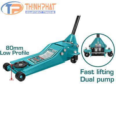 Kích cá sấu 3 tấn nâng nhanh total THT10834