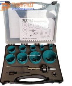 Bộ 13 mũi khoét lỗ kim loại Total TACSH0131
