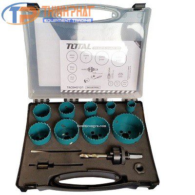 Bộ 13 mũi khoét lỗ kim loại Total TACSH0131