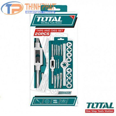 Bộ 20 chi tiết taro ren trong và ngoài Total TACTD0201