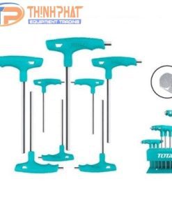 Bộ 8 chìa lục giác bông tay cầm chữ T Total THHW80816