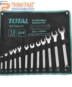 Bộ cờ lê vòng miệng 12 chi tiết 6-24 Total THT1022121